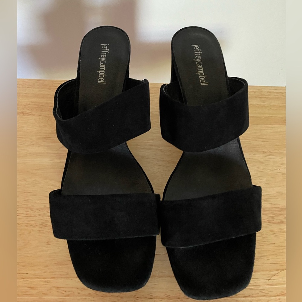 Jeffrey Campbell Heels, Black Suede. Barely worn.